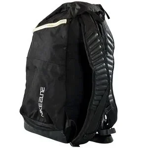 Nike | Bags | Nike Elite Backpack Black White Nqsz Quad Zip System ...